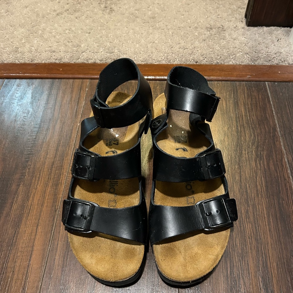 Papillio Black Sandals